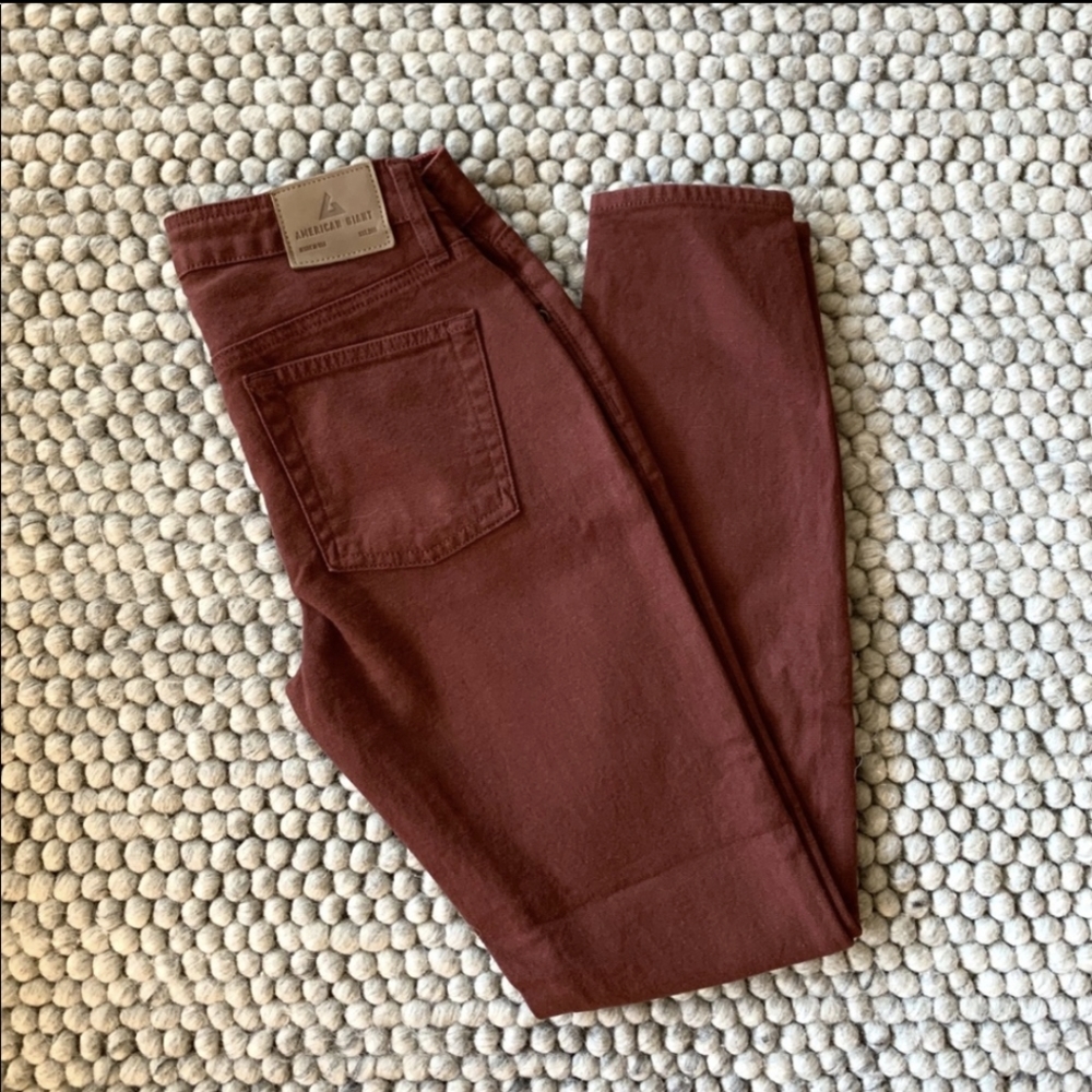 NEW Maroon / Red American Giant Roughneck Pants